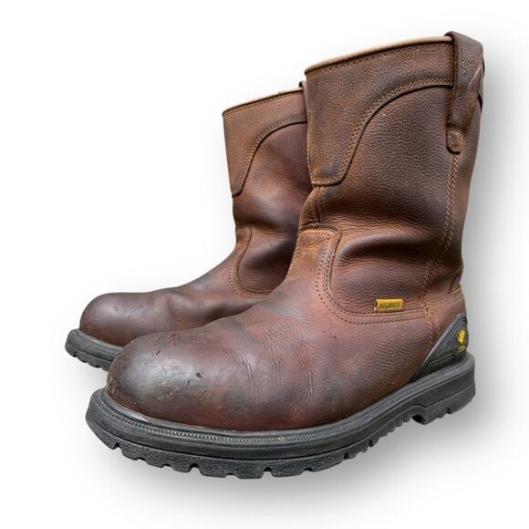 Herman Survivors Men's Bison Waterproof Steel Toe Work Boots Men's size 10 - Picture 2 of 13